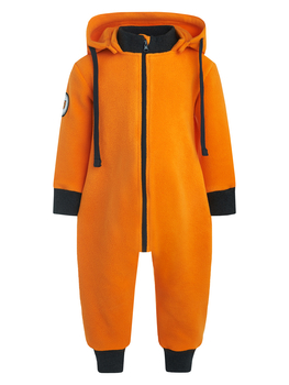 Флисовый комбинезон на молнии "Огненый апельсин" ФКМ-ОА3 (размер 86) - Комбинезоны от 0 до 3 лет - интернет гипермаркет детской одежды Смартордер