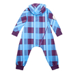 Комбинезон из футера с начесом "Синяя клетка" ТКМ-СК (размер 74) - Комбинезоны от 0 до 3 лет - интернет гипермаркет детской одежды Смартордер
